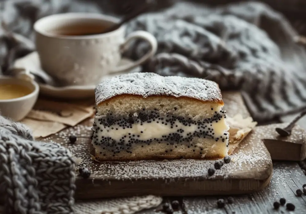 Apetyczne ciasto z makiem i serem: doskonała kombinacja smaków