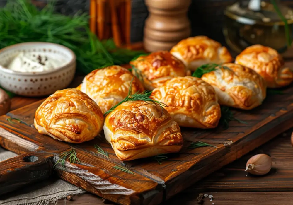 Delikatne drożdżowe paszteciki z pieczarkami: wyjątkowy smak