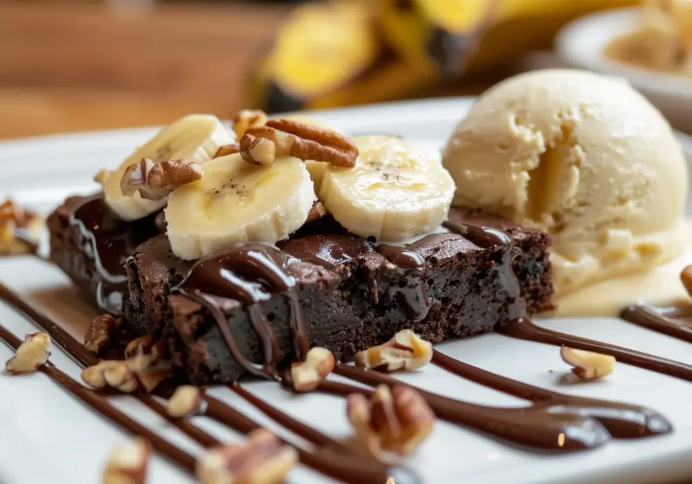 Brownie z bananami: smakowite uderzenie w twoje kubki smakowe!