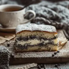 Apetyczne ciasto z makiem i serem: doskonała kombinacja smaków