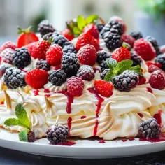 Jak zrobić beza pavlova z 4 białek? Przepis krok po kroku