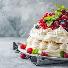 Ciasto z białek i budyniu: Lekkie i eleganckie, idealne na letnie dni