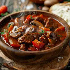 Jak przygotować wykwintny gulasz węgierski z pieczarkami i papryką?
