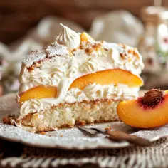 Ciasto z brzoskwiniami i mascarpone: Słodki przepis na niezapomniany deser.